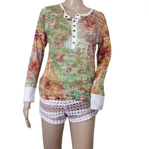 Vintage Mechant Semi-sheer Y2K Top